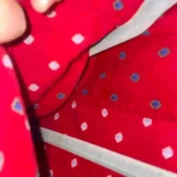 Gap clothing, company, vintage, printed corduroy button down top women large. - Picture 5 of 5